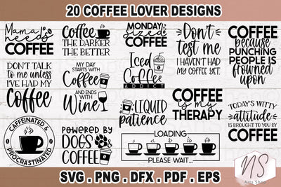 Coffee Svg Bundle, Coffee Sayings Svg, Coffee Quotes Svg, Funny coffee SVG, Caffeine Queen, Coffee Lovers, Coffee Obsessed, Mug Svg, Coffee mug, Cut File Cricut, Silhouette file SVG NS Arts Shop 