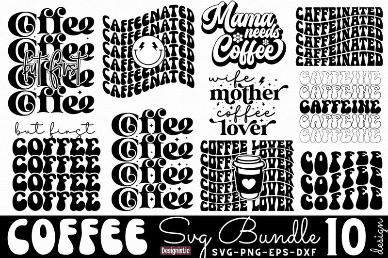 Coffee SVG Bundle, Coffee SVG Bundle SVG DESIGNISTIC 