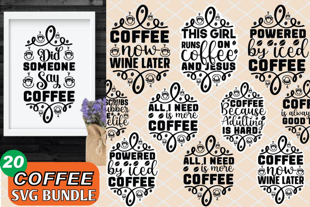 Coffee SVG Bundle, coffee svg, mom fuel svg, funny quotes svg, funny svg sayings, mug svg, mom svg, svg designs, farmhouse svg, home svg SVG farhad farhad 