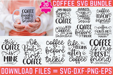 Coffee SVG Bundle, coffee svg, mom fuel svg, funny quotes svg, funny ...