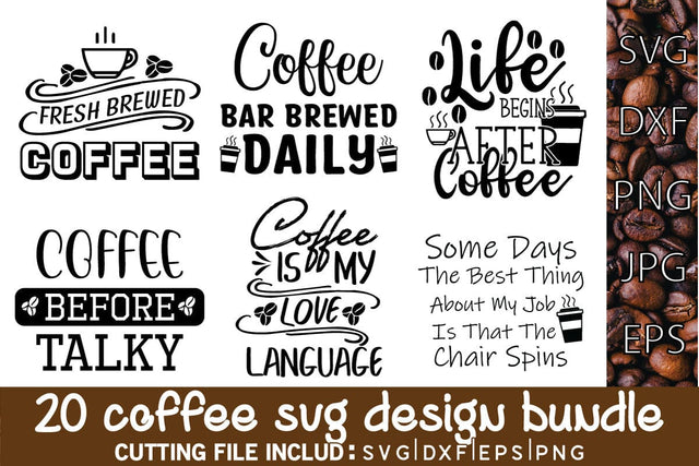 Coffee SVG Bundle, Funny Coffee SVG SVG md faruk hossain 