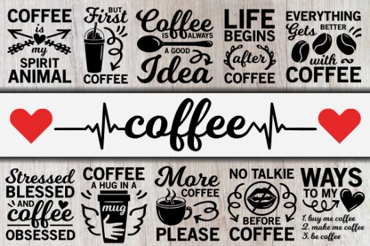 Coffee SVG Bundle, funny quotes svg, coffee lover svg, coffee cup svg, mom life svg, but first coffee svg, momlife svg, mom fuel svg, cricut SVG James 