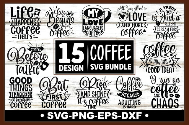 Coffee SVG Bundle SVG Ariyan 