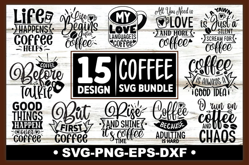 Coffee SVG Bundle SVG Ariyan 
