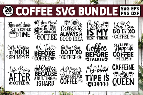 Coffee SVG Bundle SVG Ariyan 