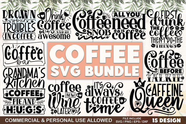 Coffee SVG Bundle SVG Ariyan 