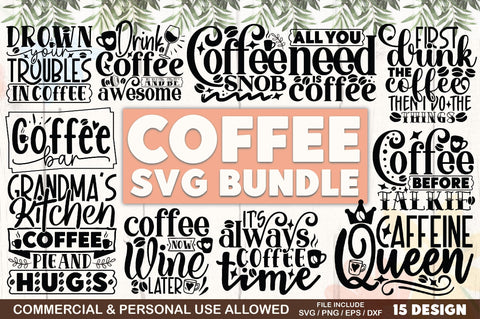 Coffee SVG Bundle SVG Ariyan 