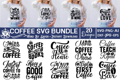 Coffee SVG Bundle SVG Cut File SVG Studio Innate 