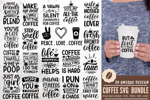 Coffee SVG Bundle SVG Designangry 