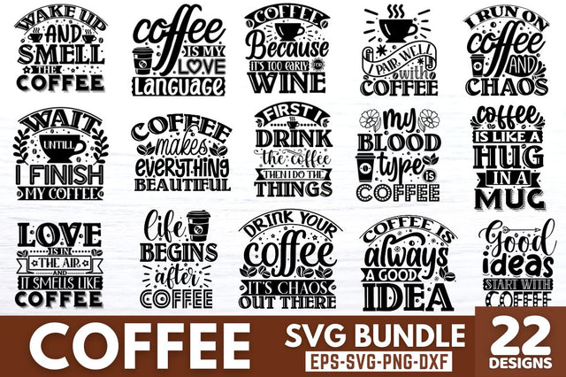 Coffee SVG Bundle, SVG DESIGNISTIC 