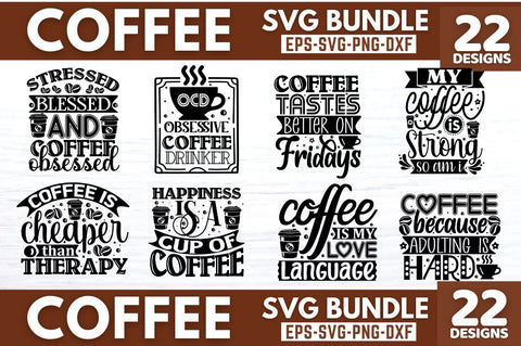 Coffee SVG Bundle, SVG DESIGNISTIC 