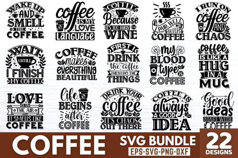Coffee SVG Bundle SVG DESIGNISTIC 