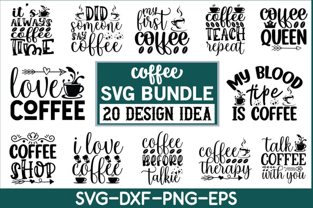Coffee Svg Bundle SVG md faruk hossain 