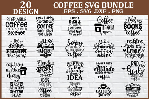 Coffee SVG Bundle SVG md faruk hossain 
