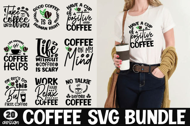Coffee SVG Bundle SVG md faruk hossain 
