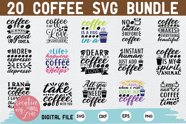 Coffee Svg Bundle SVG md faruk hossain 