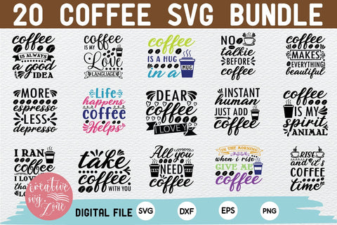 Coffee Svg Bundle SVG md faruk hossain 