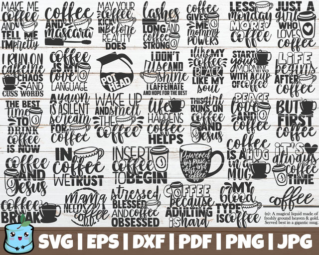 Coffee SVG Bundle SVG MintyMarshmallows 