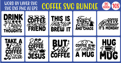 Coffee SVG Bundle SVG MStudio 