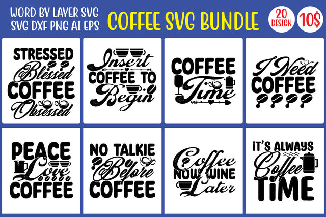 Coffee SVG Bundle SVG MStudio 