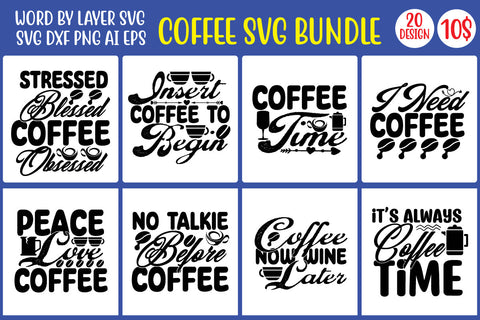 Coffee SVG Bundle SVG MStudio 