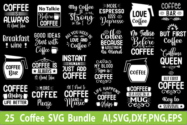 Coffee SVG Bundle SVG nirmal108roy 