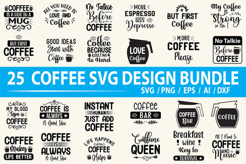 Coffee SVG Bundle SVG nirmal108roy 