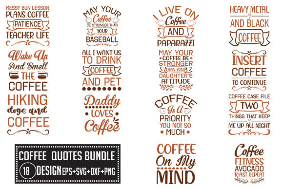 Coffee SVG bundle SVG Nurstore 