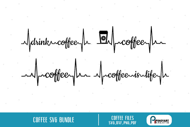 Coffee Svg Bundle SVG Pinoyart Kreatib