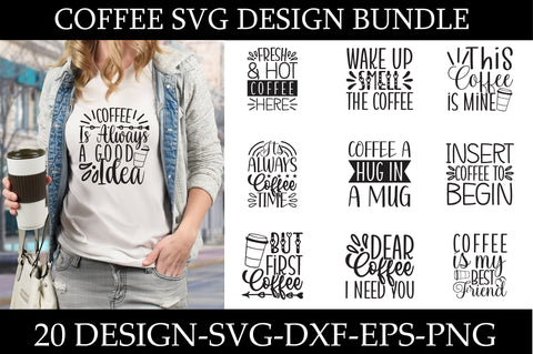 Coffee SVG Bundle SVG Shahin alam 