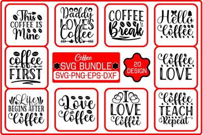 Coffee SVG Bundle SVG Shahin alam 