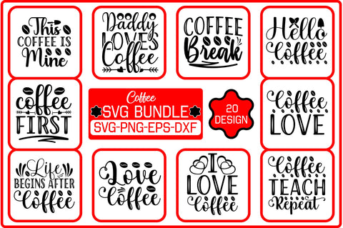 Coffee SVG Bundle SVG Shahin alam 