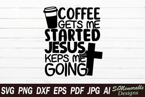 Coffee SVG Bundle SVG SoMemorableDesigns 