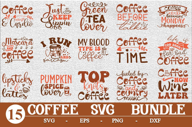 Coffee SVG Bundle SVG Svgcraft 