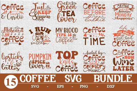 Coffee SVG Bundle SVG Svgcraft 