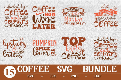 Coffee SVG Bundle SVG Svgcraft 