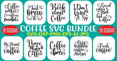 Coffee SVG Bundle SVG Syaman 