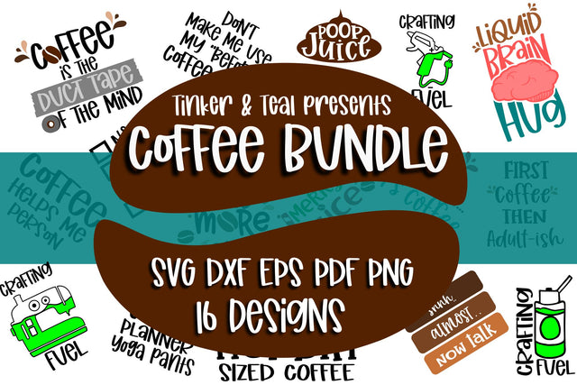 Coffee SVG Bundle SVG Tinker & Teal