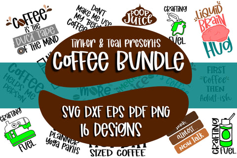 Coffee SVG Bundle SVG Tinker & Teal 