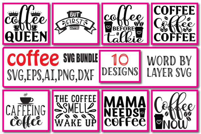 coffee svg bundle vol . 2 SVG Craftlabsvg24 