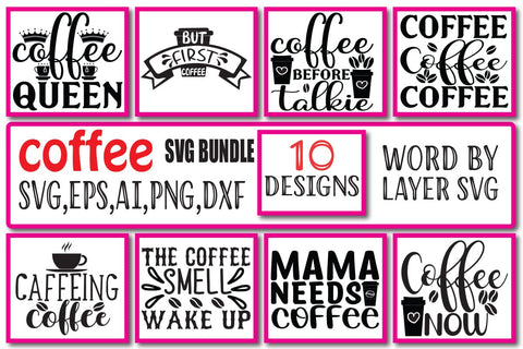 coffee svg bundle vol . 2 SVG Craftlabsvg24 