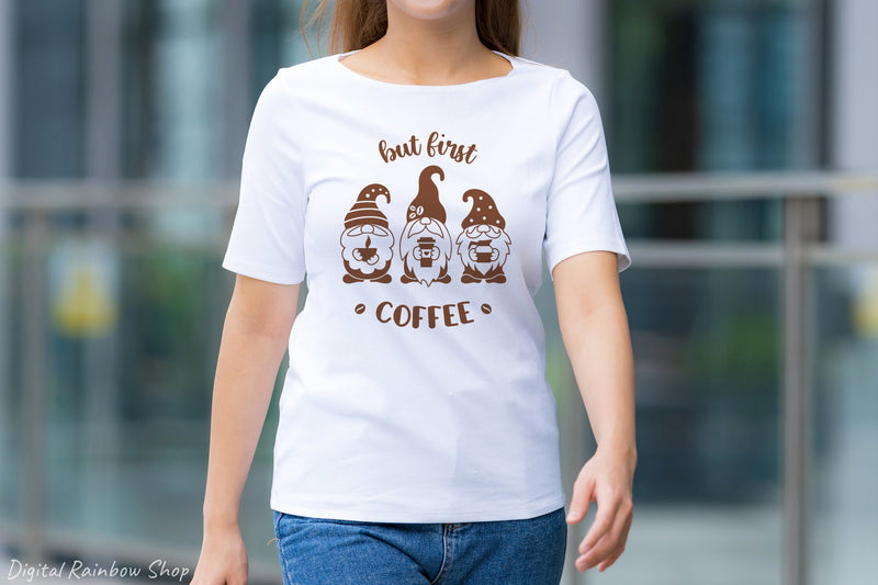 Coffee svg, coffee gnome, coffee lover, coffee quote svg cut - So Fontsy