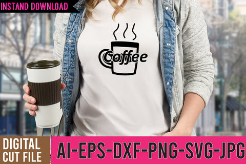 Coffee SVG Cut File SVG BlackCatsMedia 