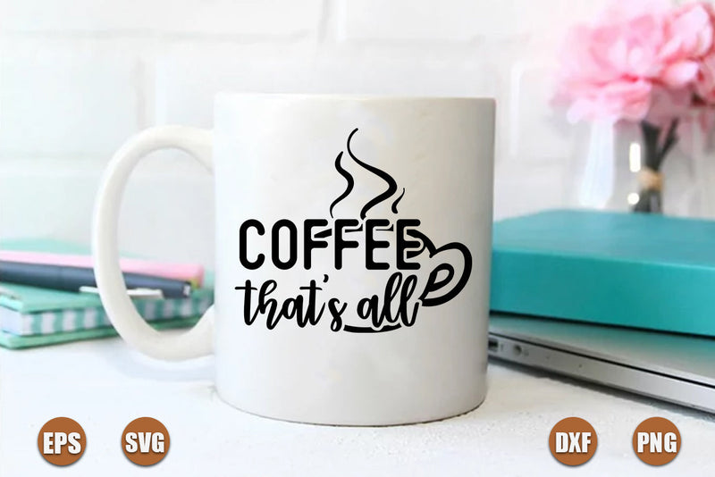 Coffee SVG Design Bundle, Coffee Quotes - So Fontsy