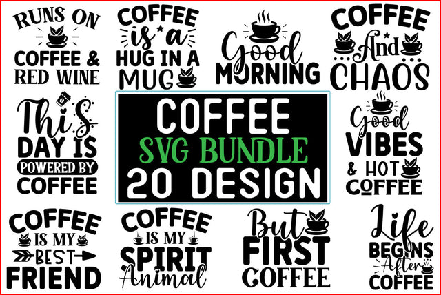 Coffee SVG Design Bundle SVG CraftingStudio 