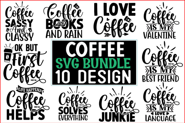Coffee SVG Design Bundle SVG CraftingStudio 