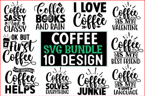 Coffee SVG Design Bundle SVG CraftingStudio 