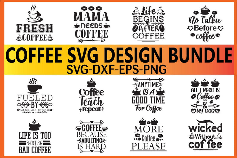 Coffee svg design bundle SVG designer krishna 