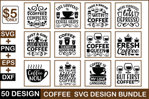 Coffee SVG Design Bundle SVG Rupkotha 