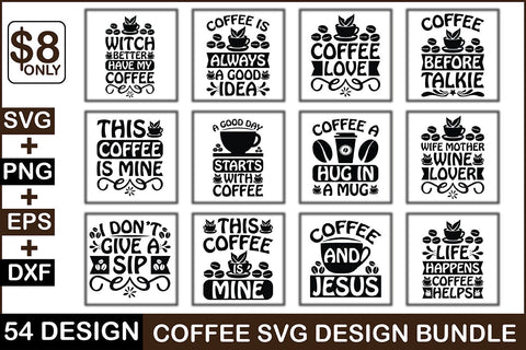 Coffee Svg Design Bundle SVG Rupkotha 